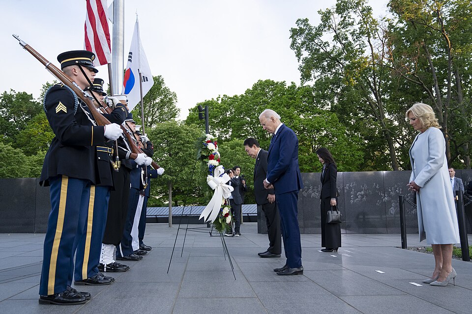A photograph of Korean War Veterans Memorial