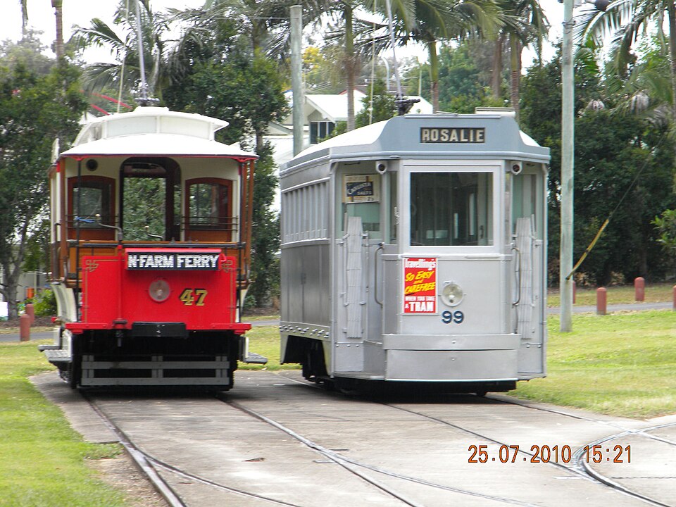 A photograph of Brisbane Tramway Museum