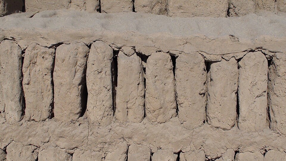 A photograph of Huaca Pucllana