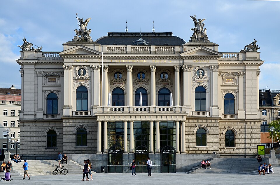 A photograph of Zürich Opera House