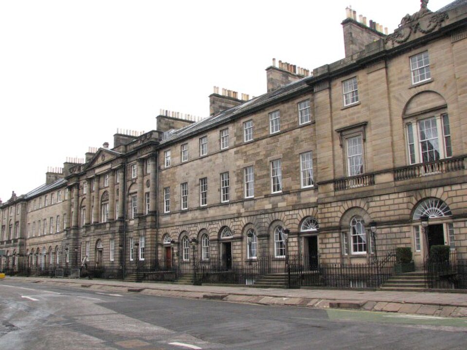 A photograph of Charlotte Square