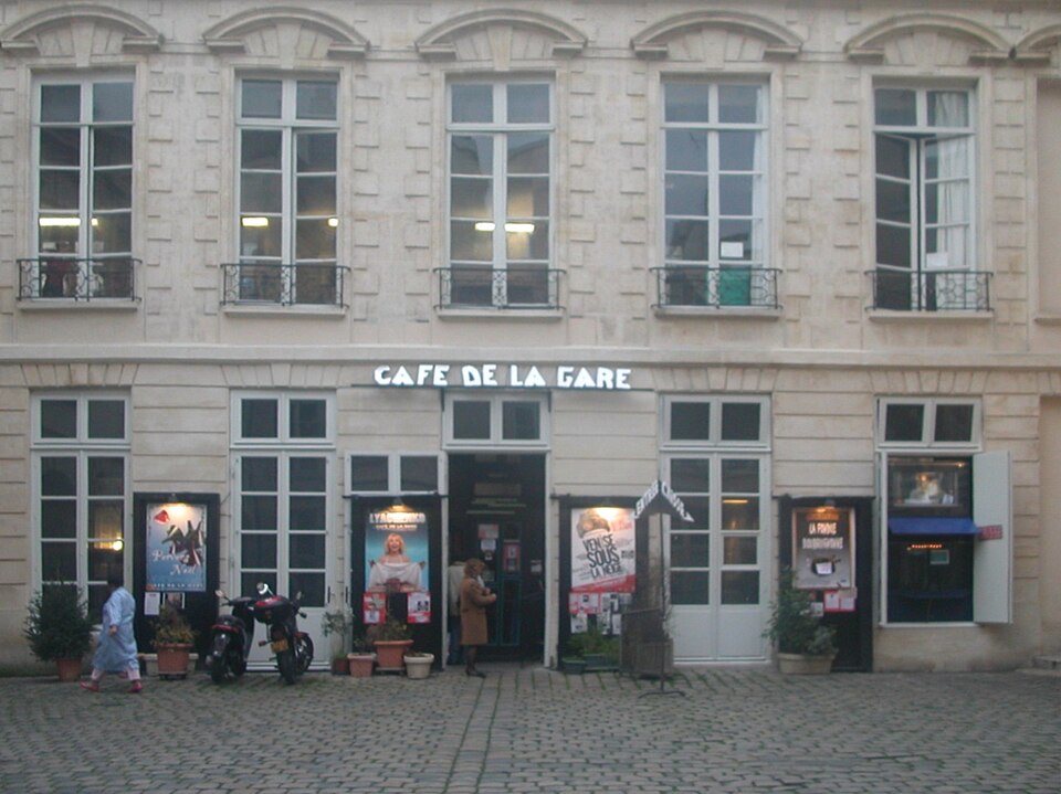 A photograph of Café de la Gare