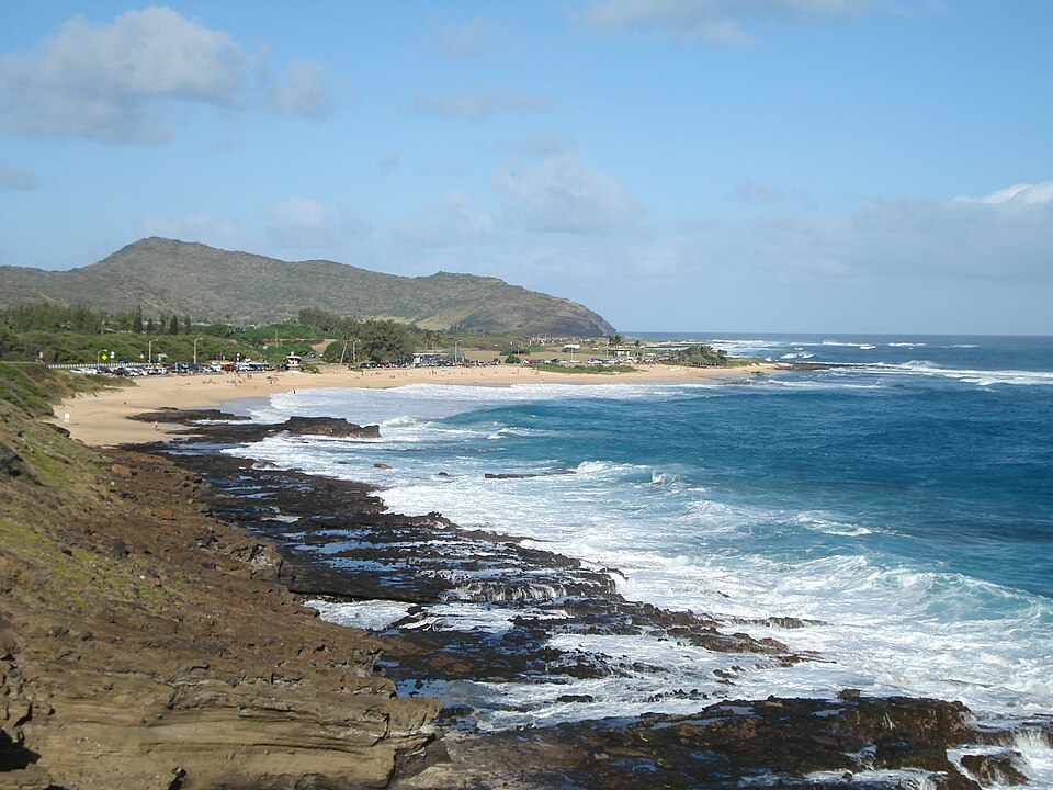 A photograph of Sandy Beach
