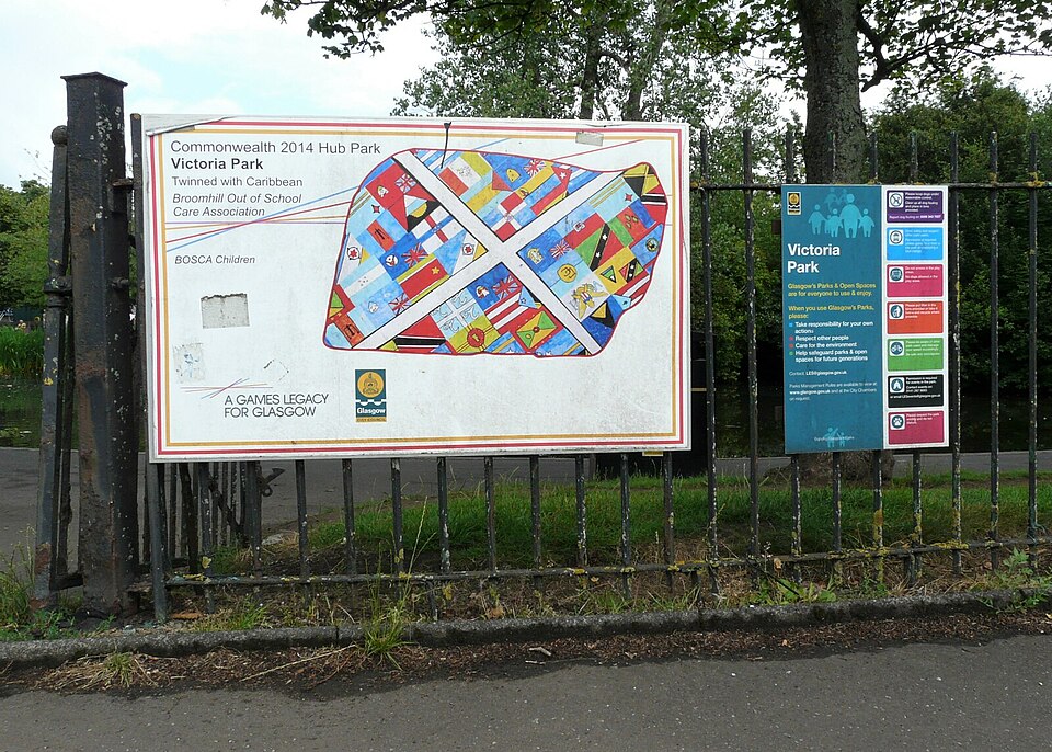 A photograph of Victoria Park