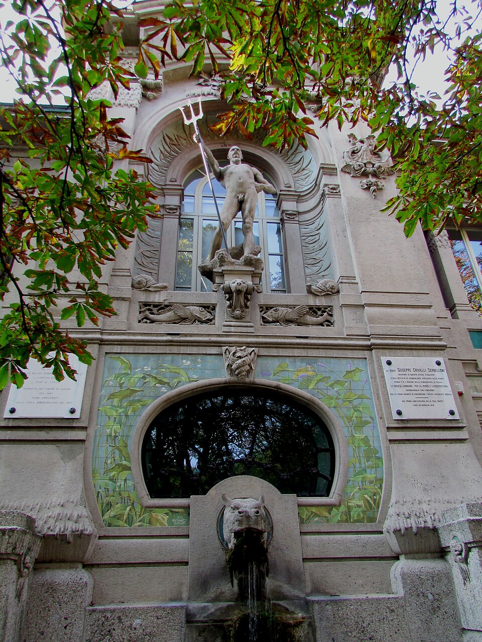 A photograph of Civic Aquarium of Milan