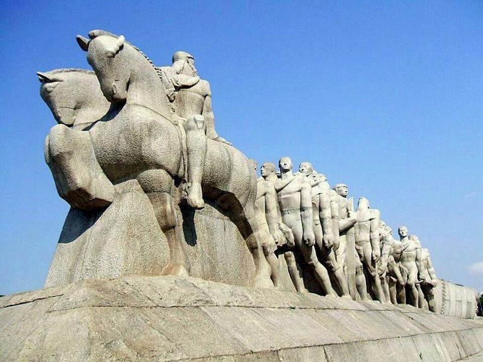 A photograph of Monument to the Bandeiras
