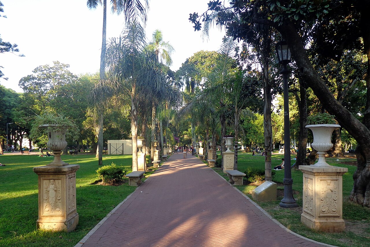 A photograph of Lezama Park