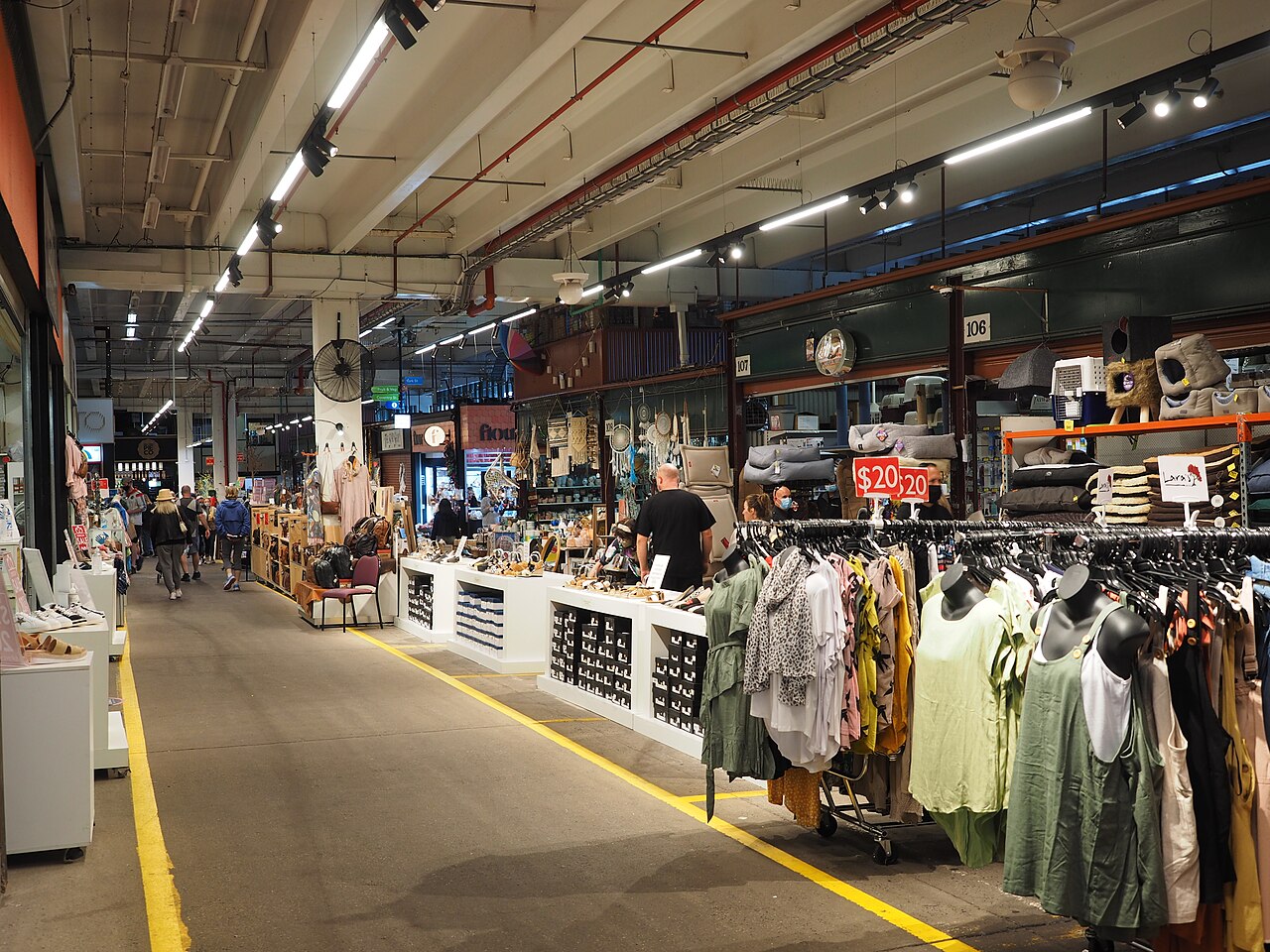 Ein Foto von South Melbourne market