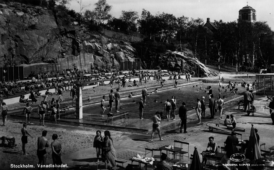 A photograph of Vanadisbadet