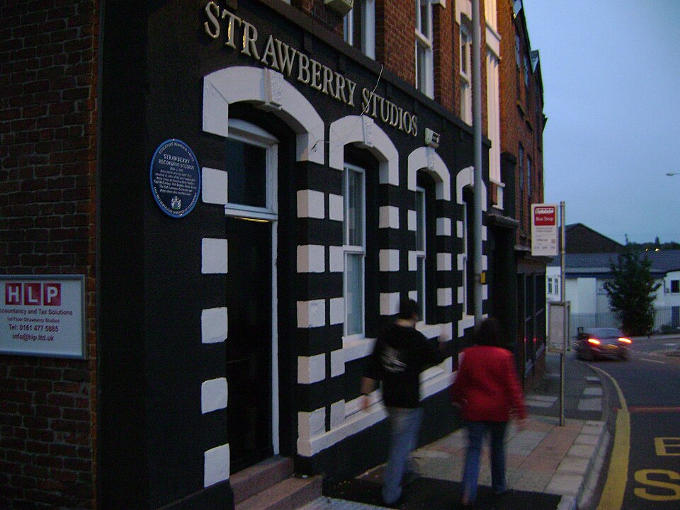 A photograph of Strawberry Studios