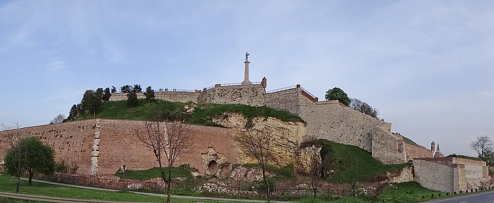 A photograph of Belgrade Fortress