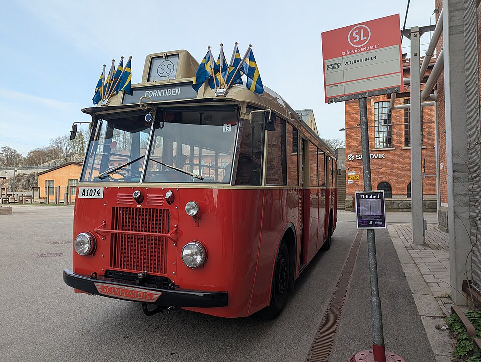 A photograph of Spårvägsmuseet