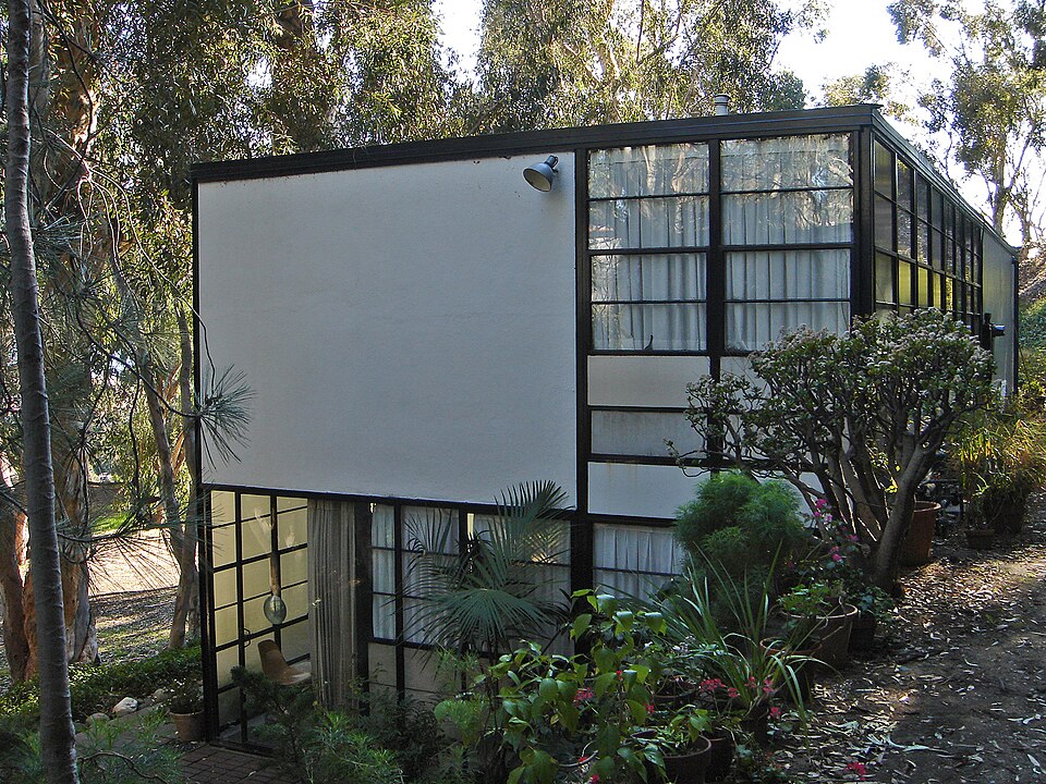 A photograph of Eames House