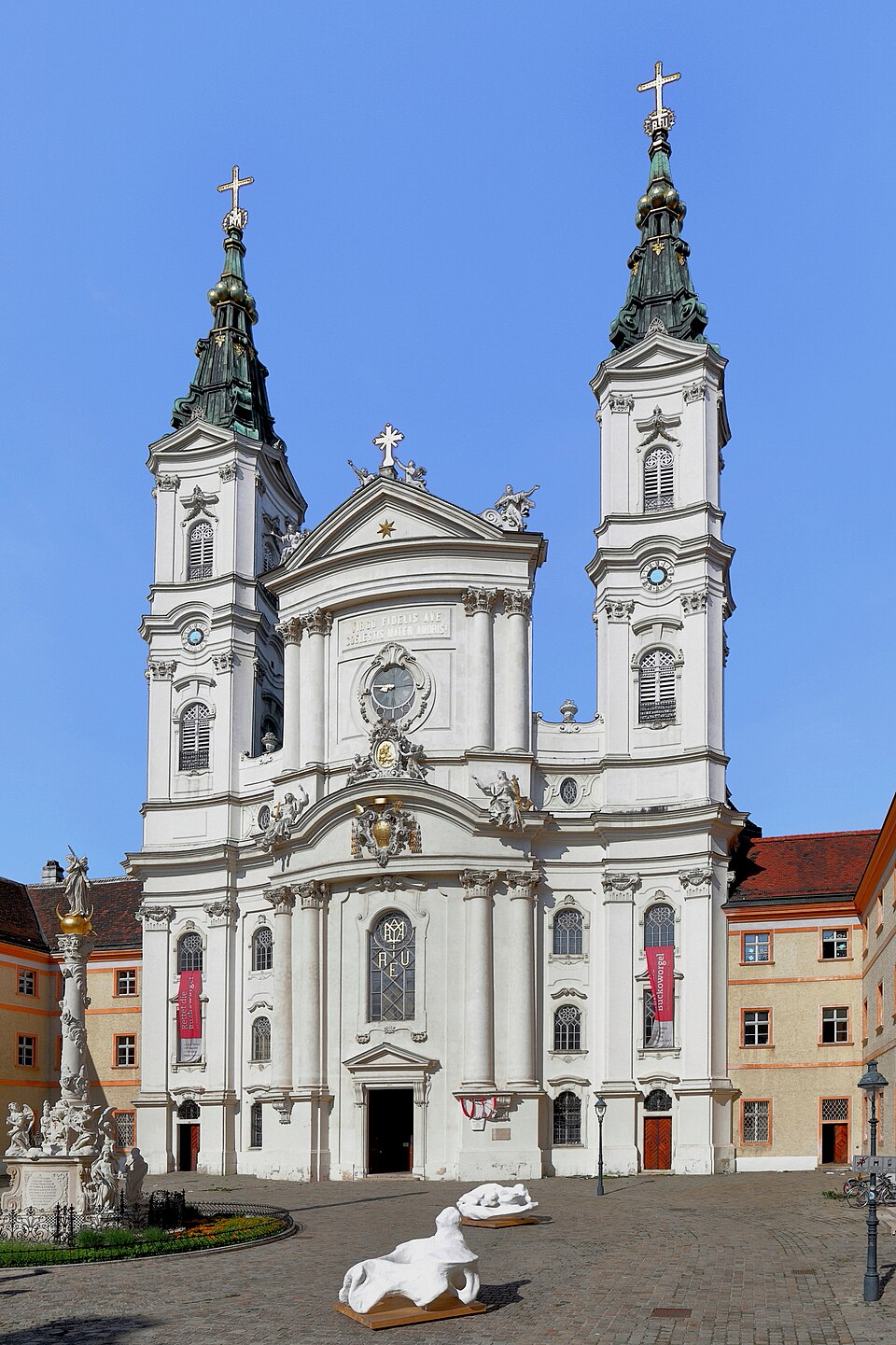 A photograph of Piarist Church