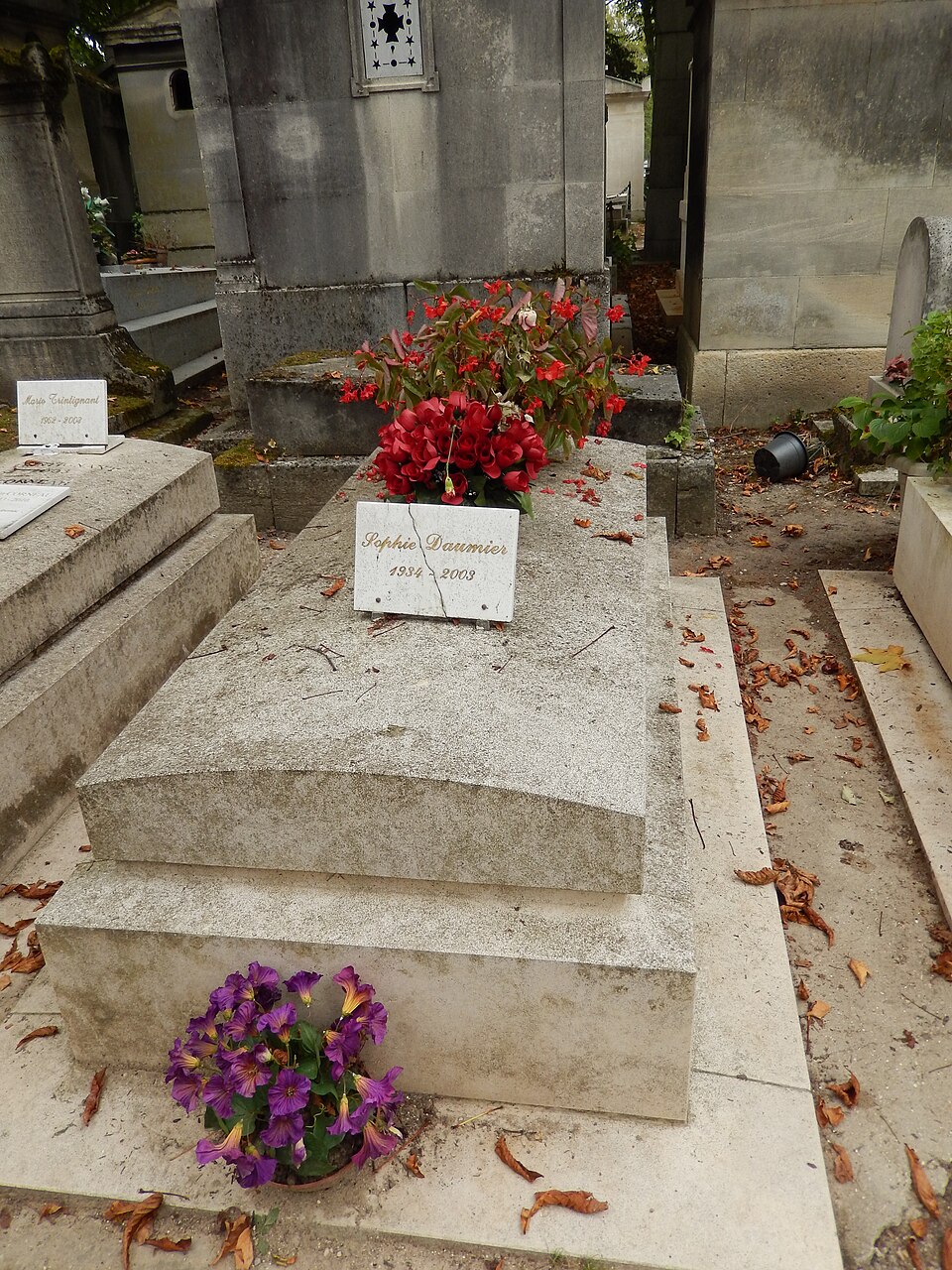 A photograph of Grave of Daumier