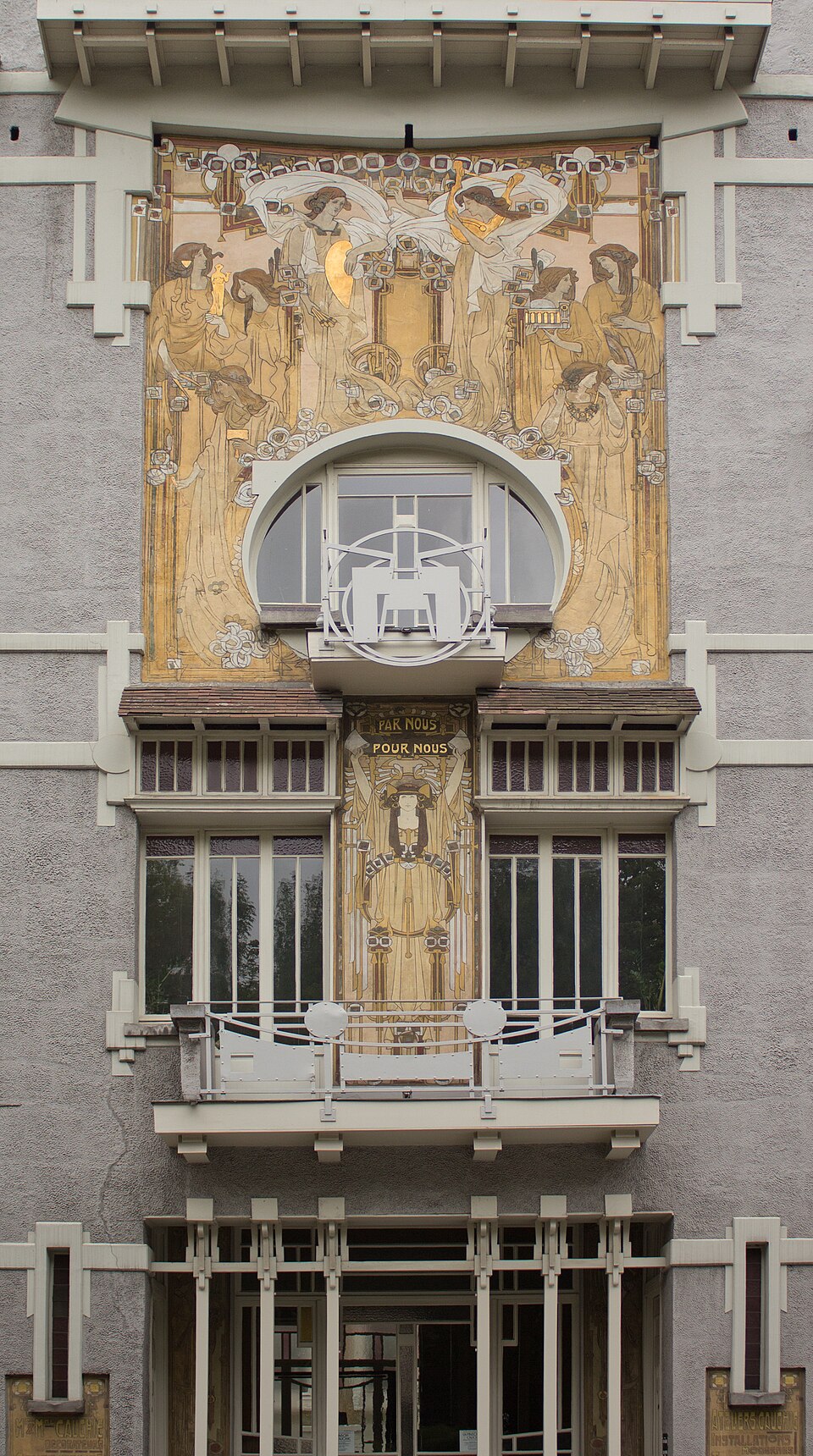 A photograph of Cauchie House