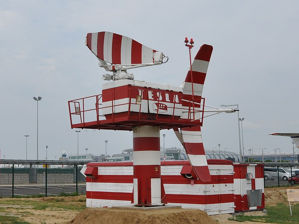 A photograph of TESLA radar