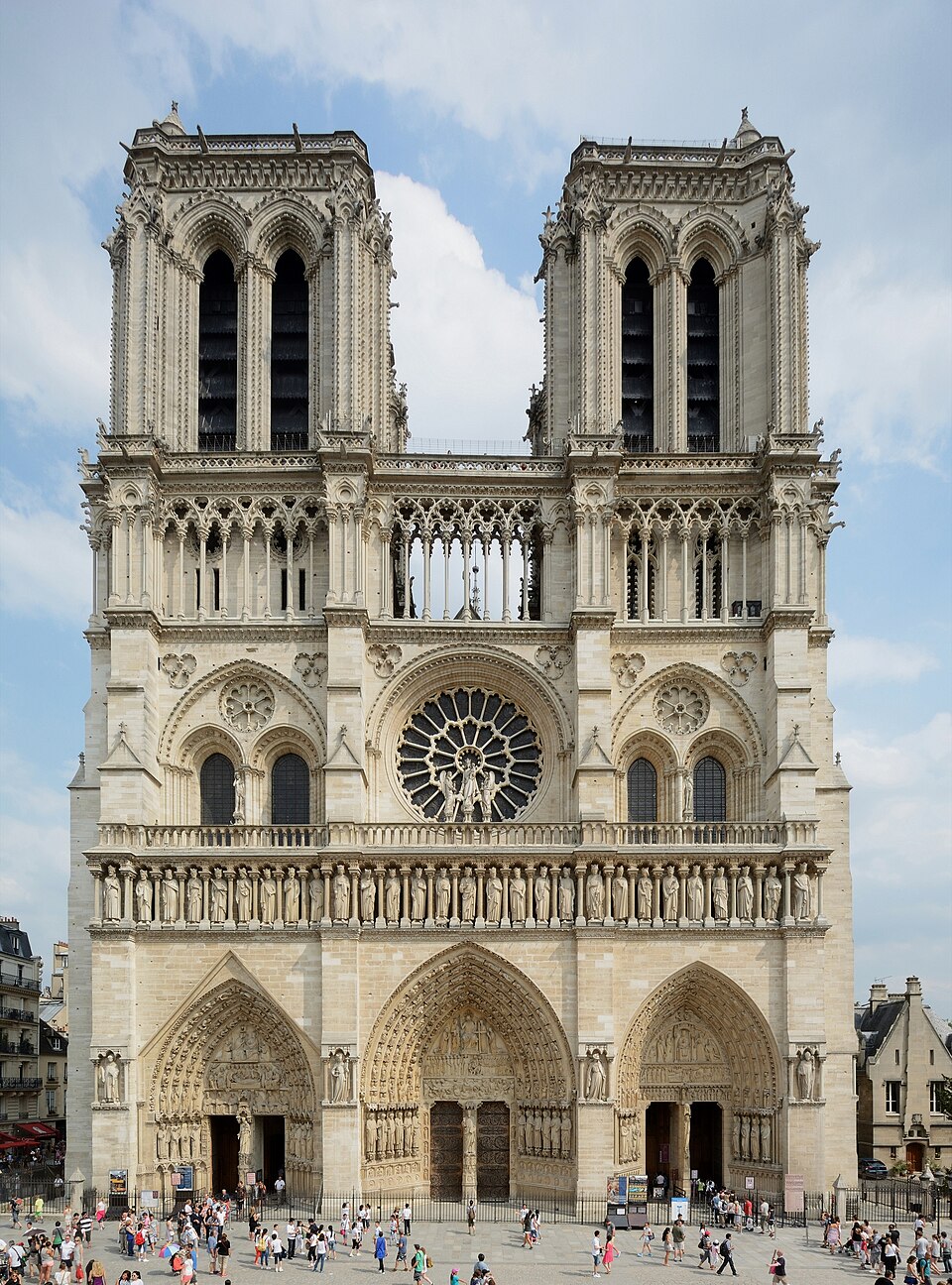 A photograph of Notre-Dame de Paris