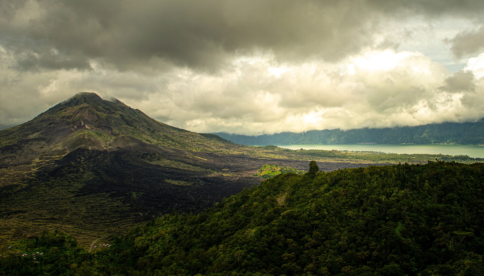 A photograph of Gunung Batur
