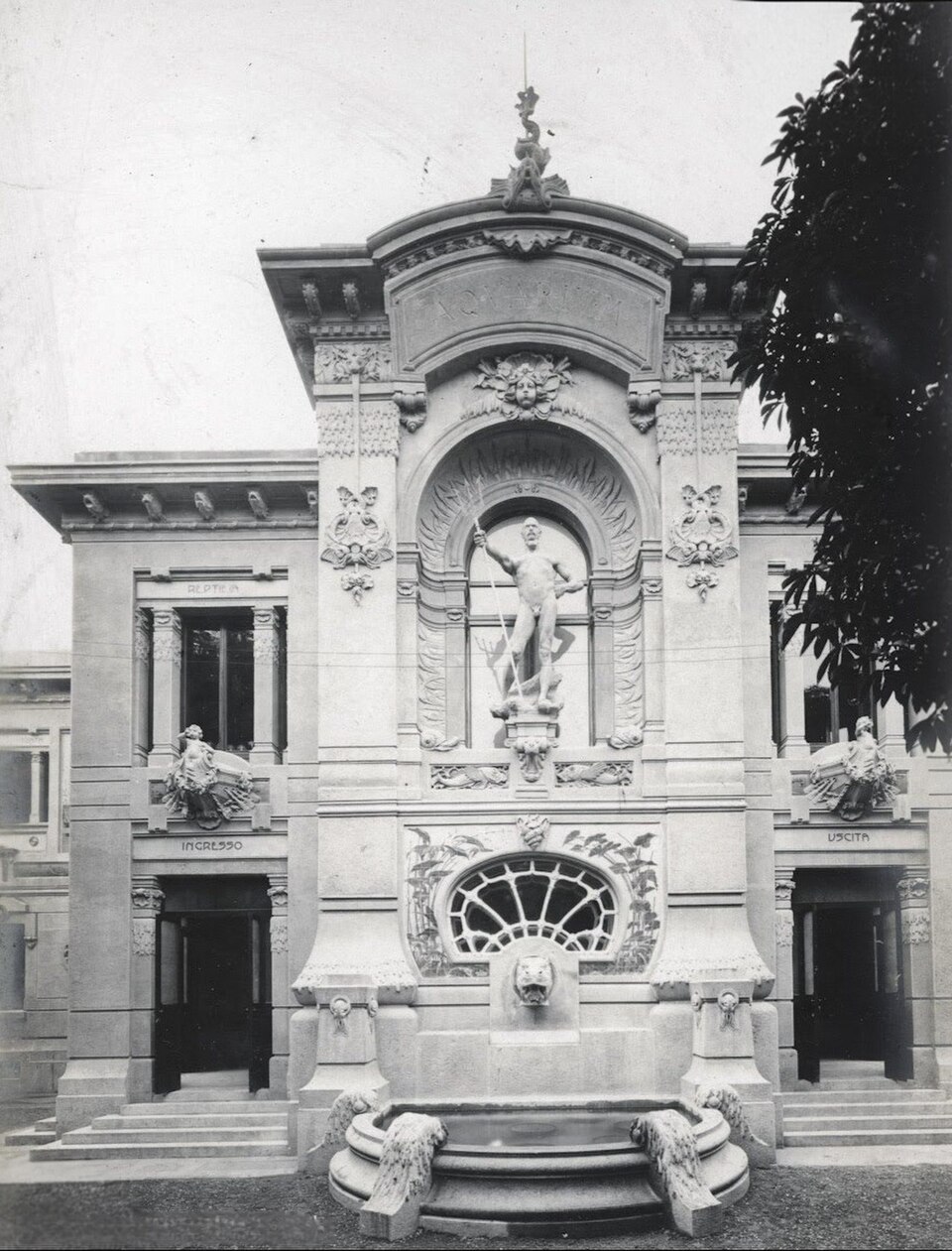 A photograph of Civic Aquarium of Milan