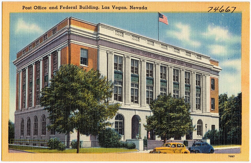 A photograph of Las Vegas Post Office and Courthouse