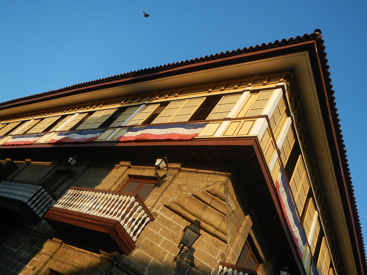 A photograph of Casa Manila