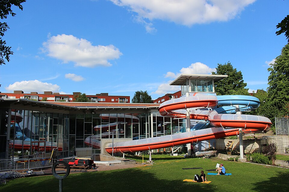 A photograph of Husbybadet