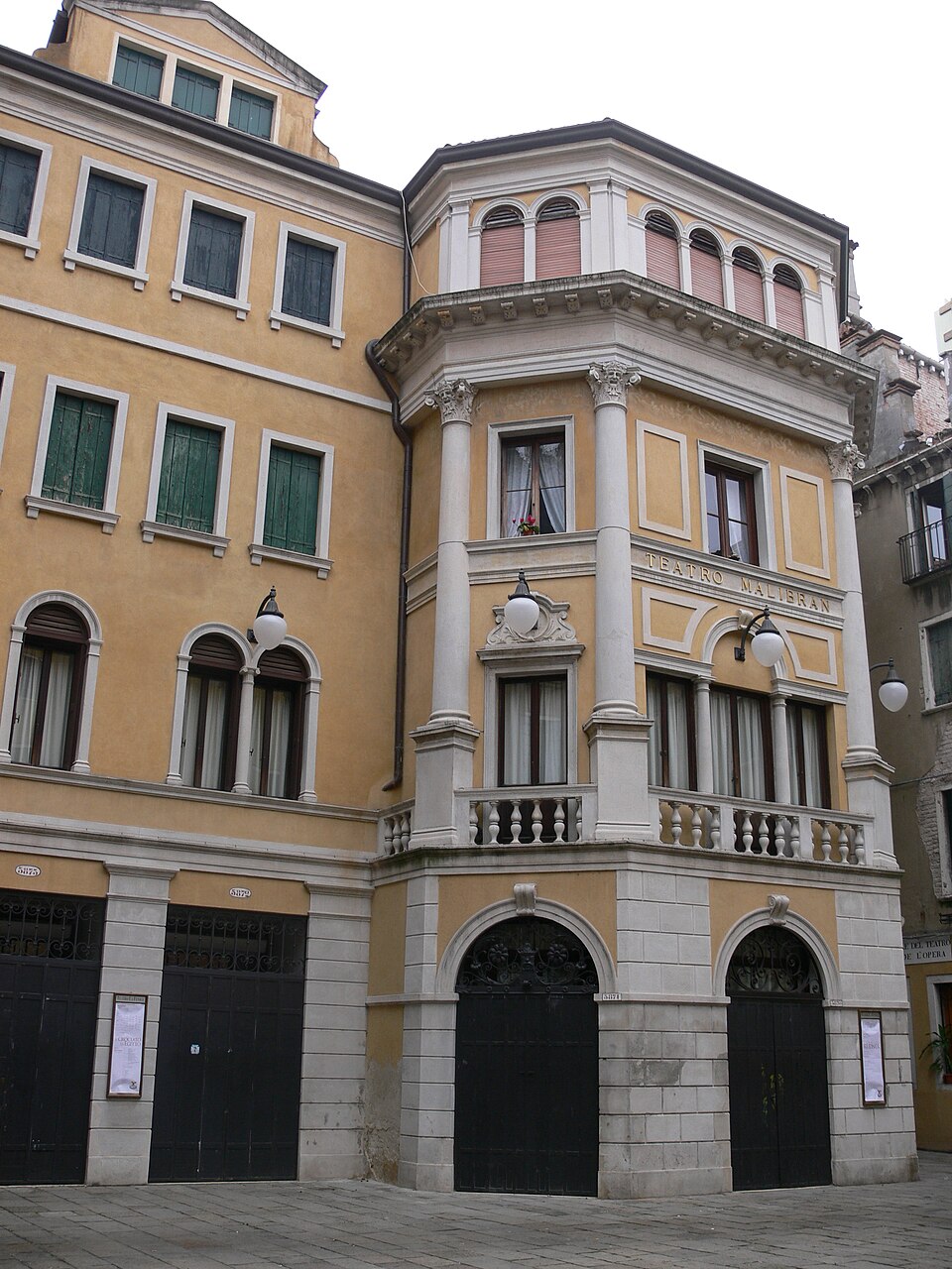 A photograph of Teatro Malibran