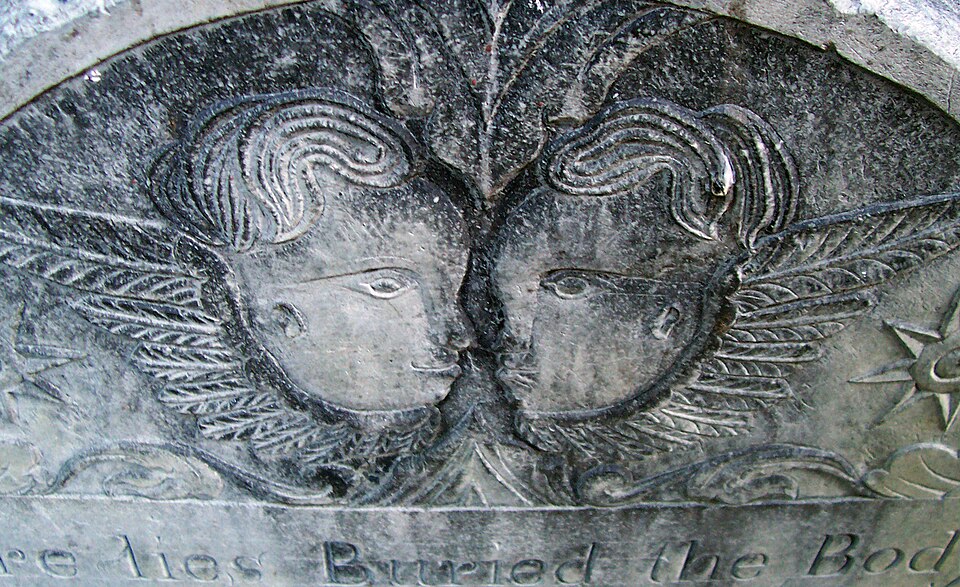 A photograph of King's Chapel Burying Ground