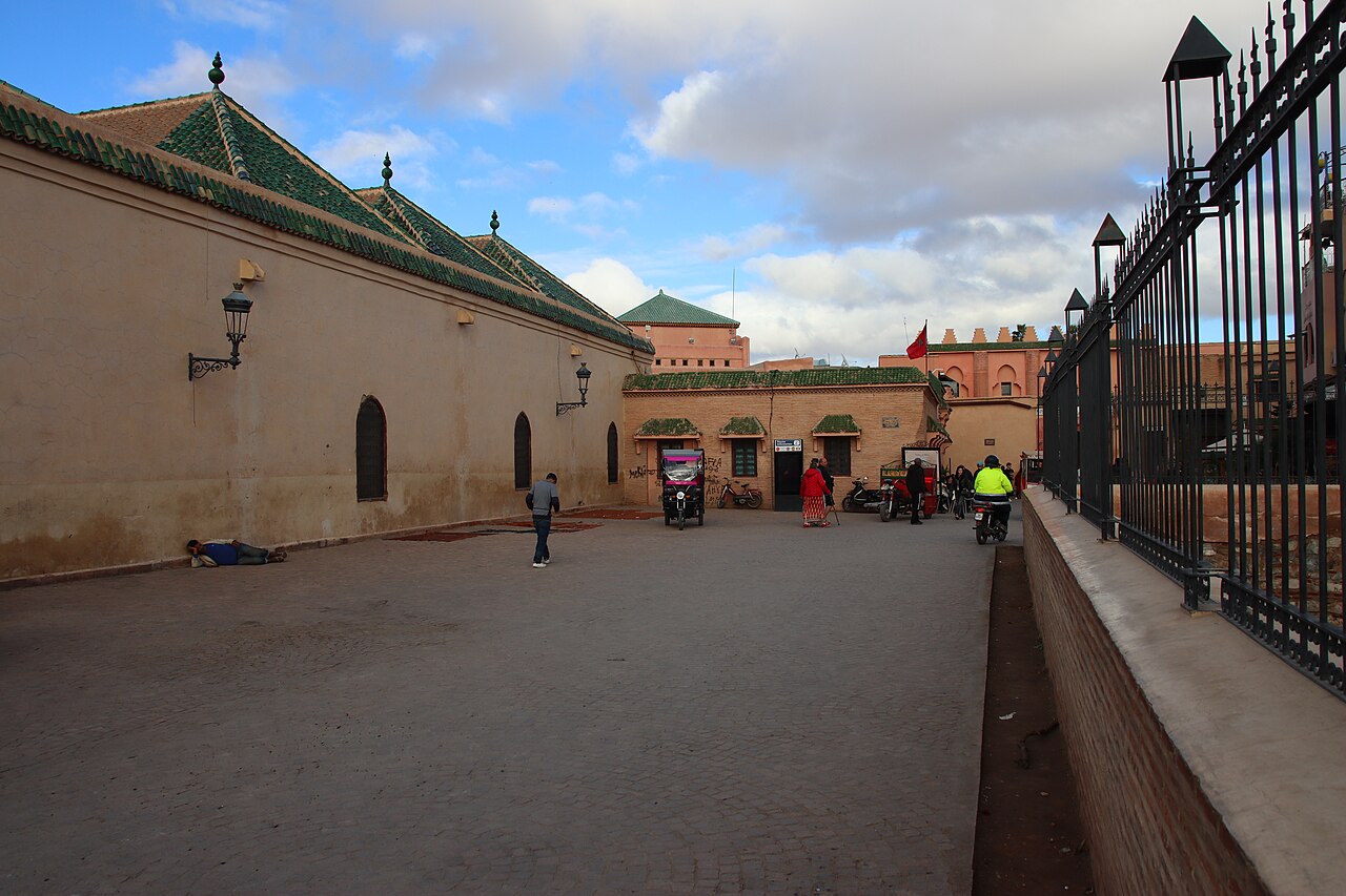 A photograph of Ben Youssef Mosque