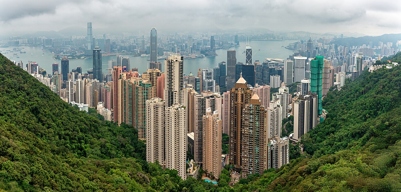 A photograph of Hong Kong