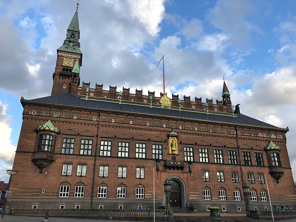 A photograph of Copenhagen City Hall