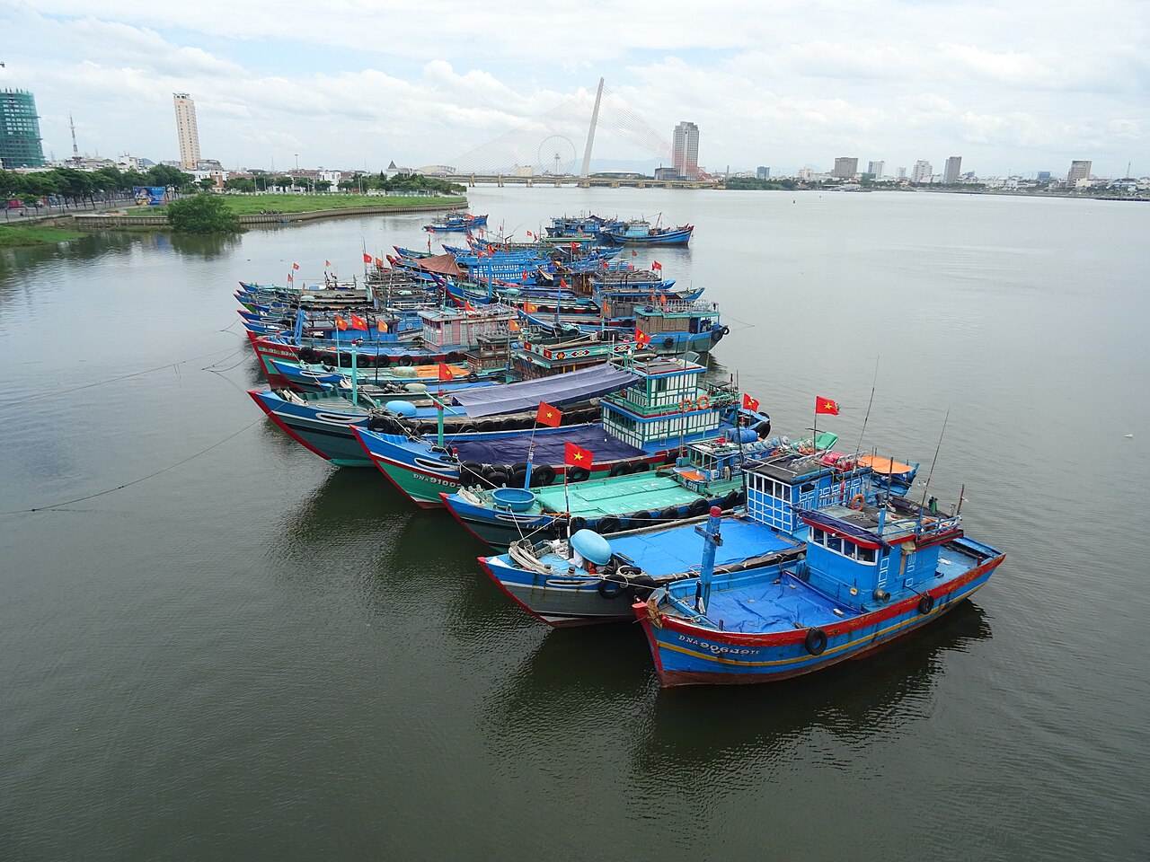 A photograph of Tran Thi Ly Bridge