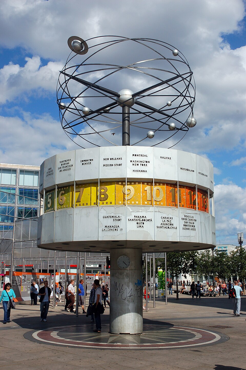 A photograph of World Clock