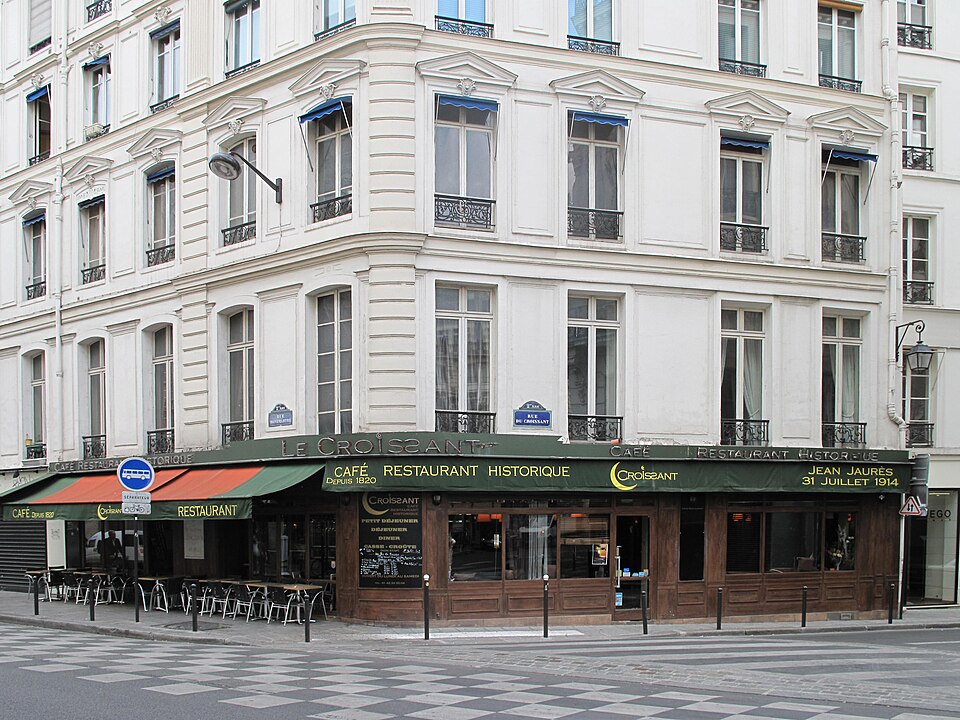 A photograph of Café du Croissant