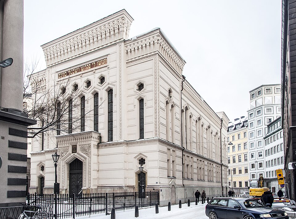 A photograph of Stockholm Synagogue