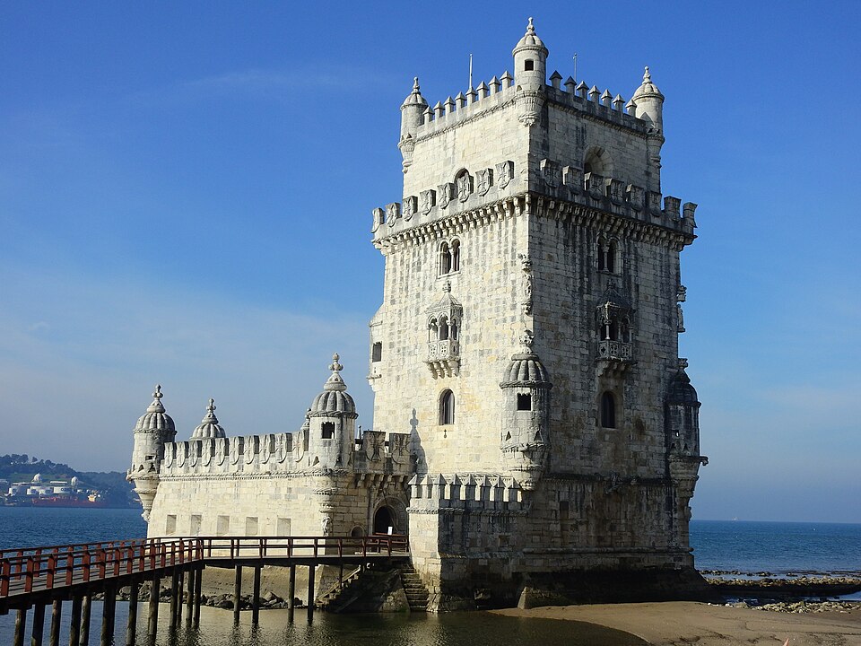A photograph of Belém Tower