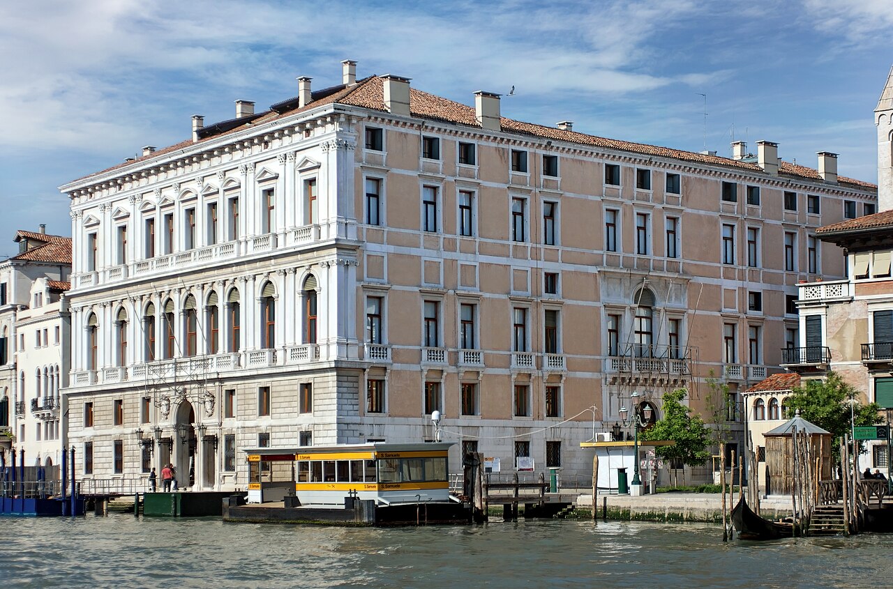 A photograph of Palazzo Grassi