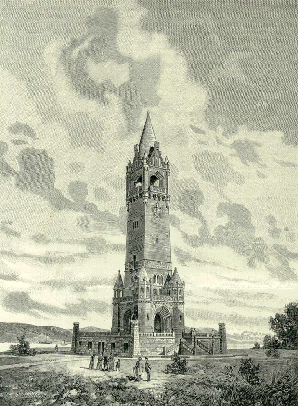 A photograph of Grunewald Tower