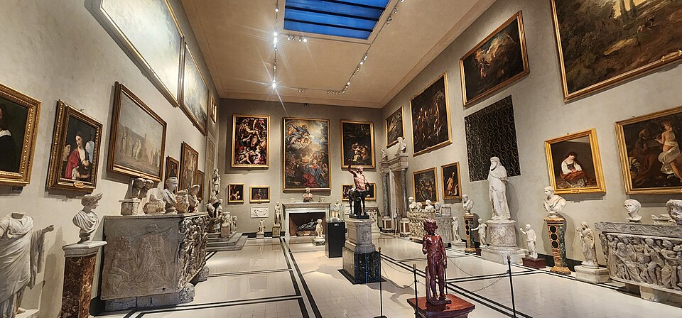 A photograph of Galleria Doria Pamphilj