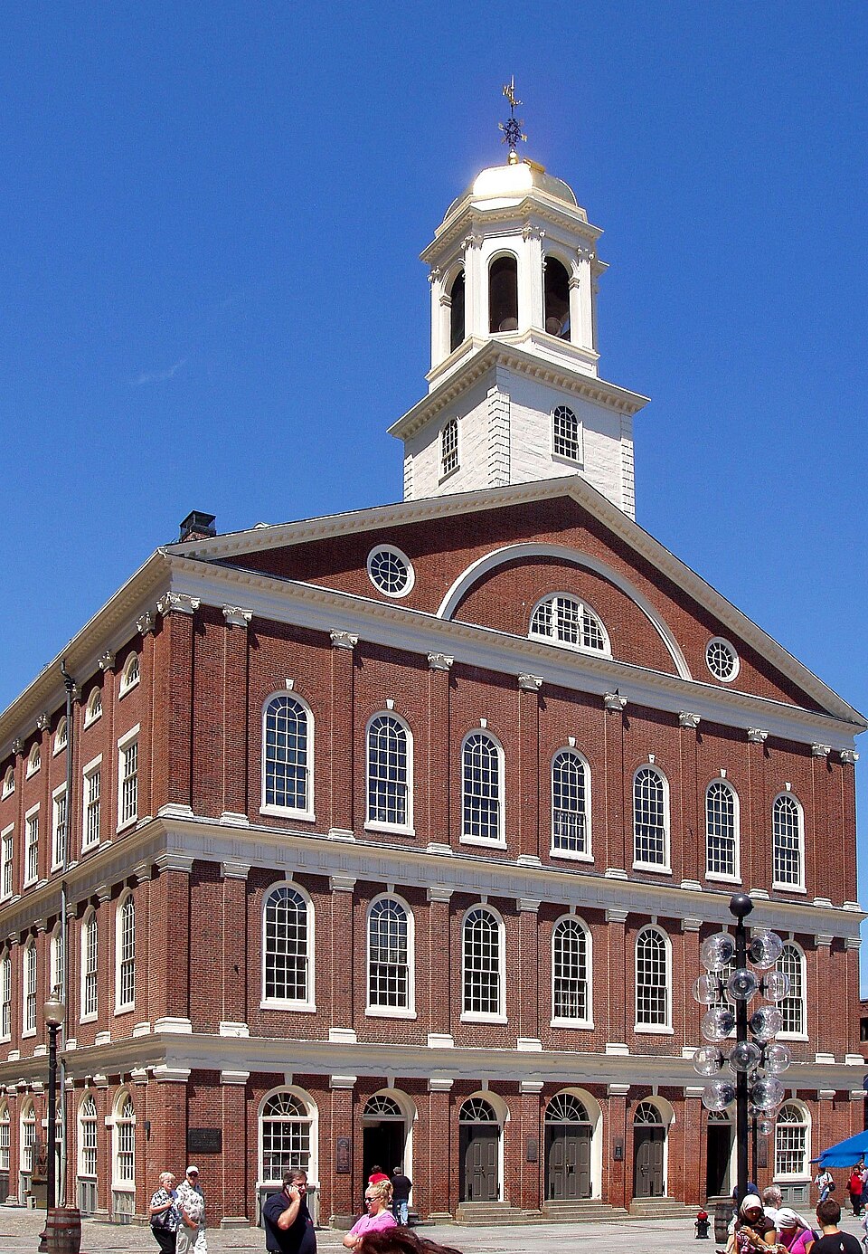 A photograph of Faneuil Hall
