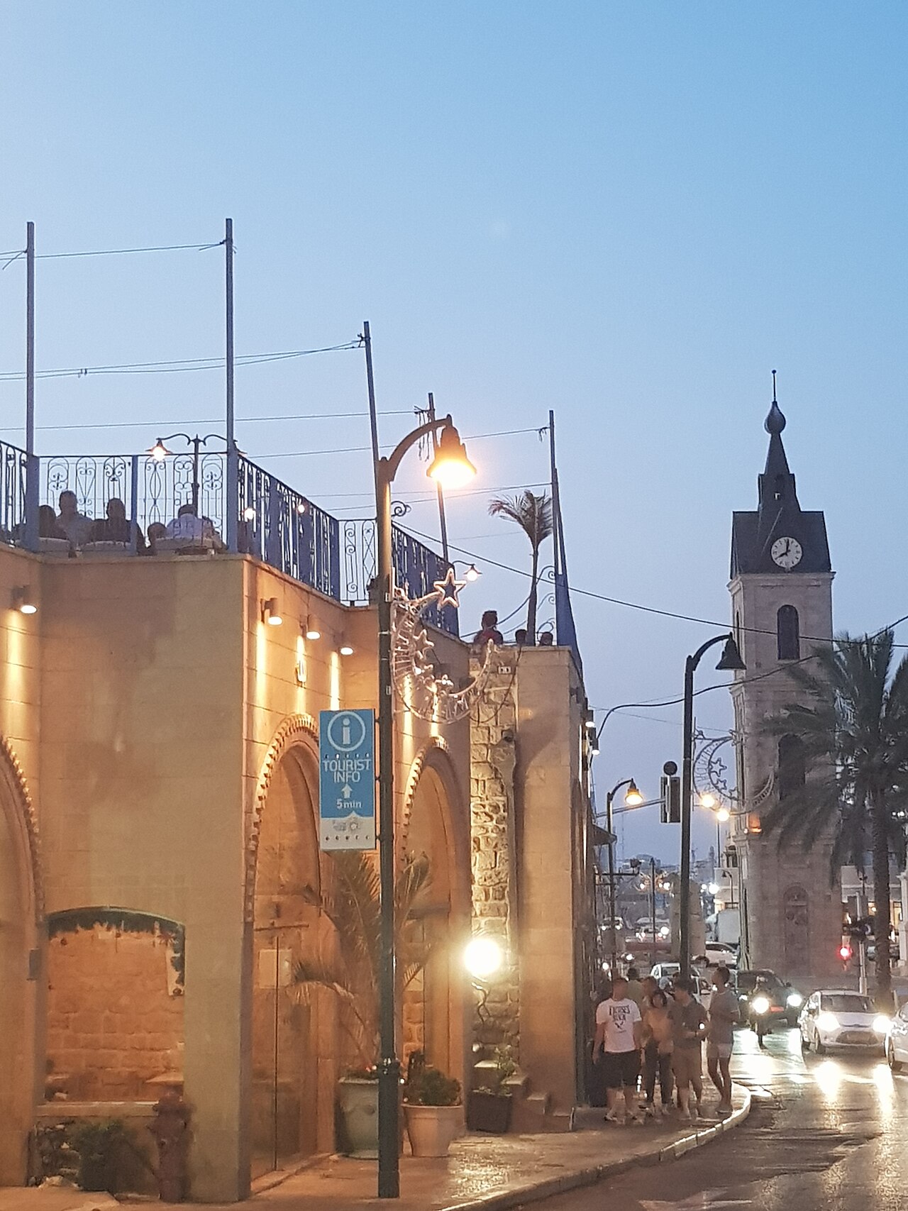 A photograph of Jaffa Clock Tower