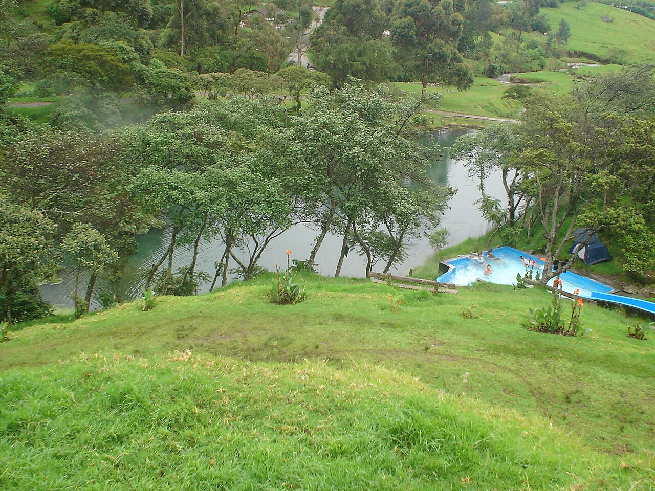 A photograph of Agua Thermales