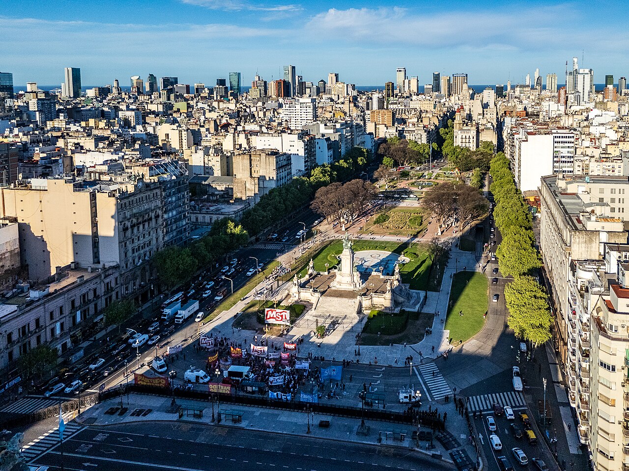 A photograph of Buenos Aires