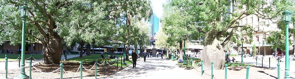 A photograph of ANZAC Square