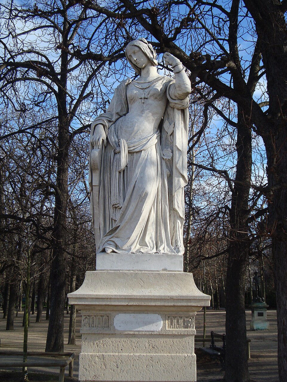 A photograph of Clémence Isaure