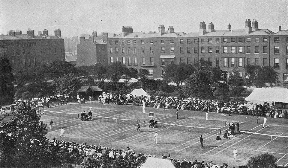 A photograph of Fitzwilliam Square