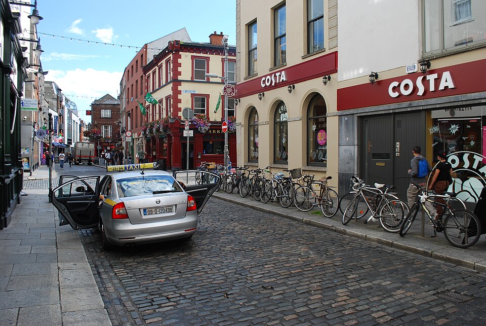 A photograph of Temple Bar