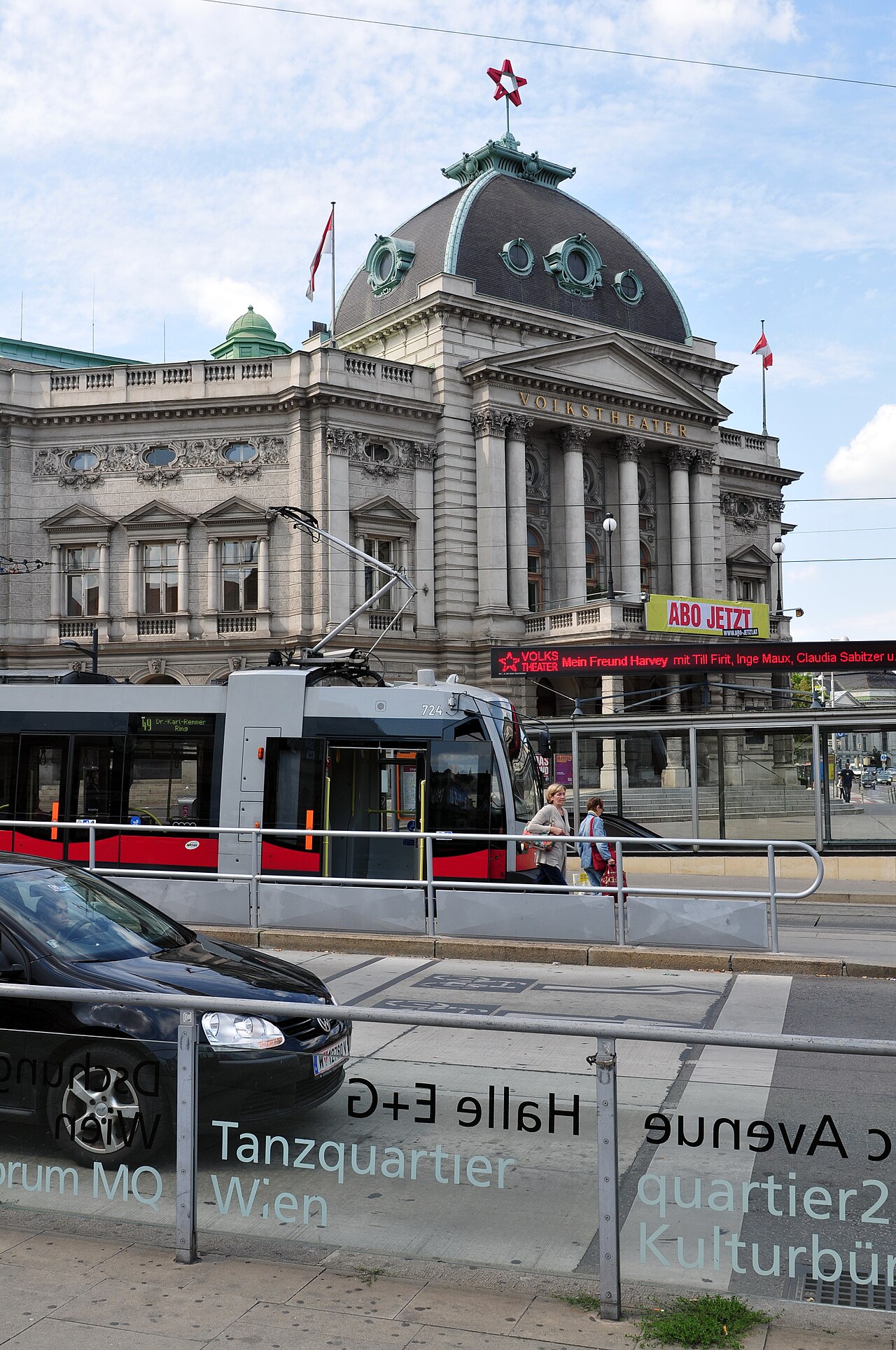 Una fotografia di Volkstheater