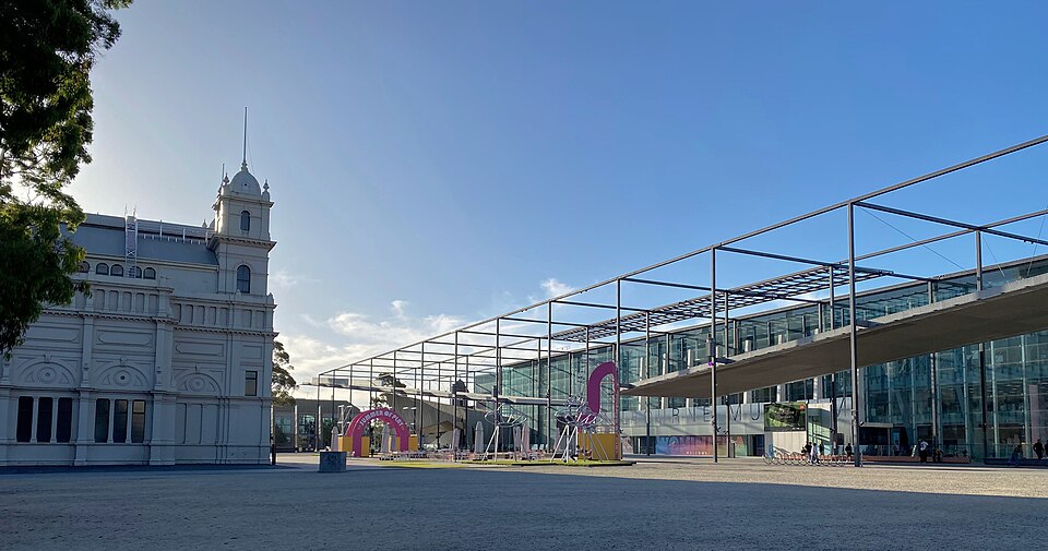 A photograph of Royal Exhibition Building